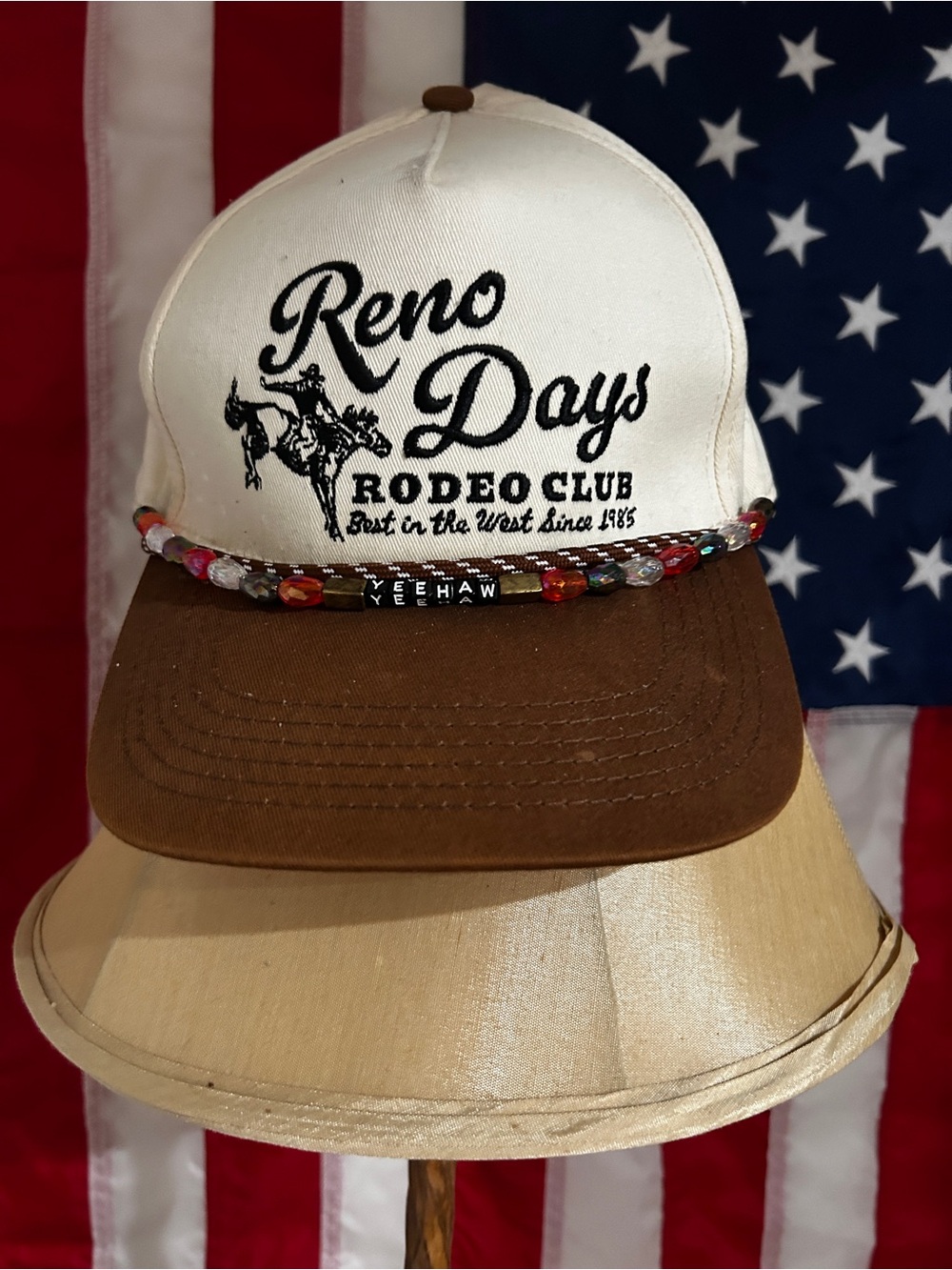 Hat chain yeehaw handmade brand new